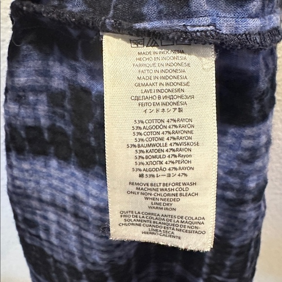 Michael Kors - Navy Tie-Dye Top - Picture 6 of 6